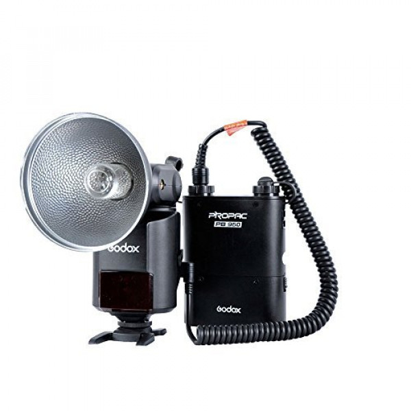 Godox WITSTRO ad-360 Bare Tube Flash Speedlite + PB960 Akku Power schwarz-34